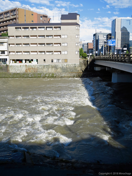 18年7月8日鴨川2