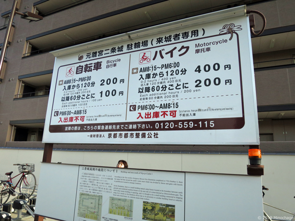 元離宮二条城駐輪場(2)