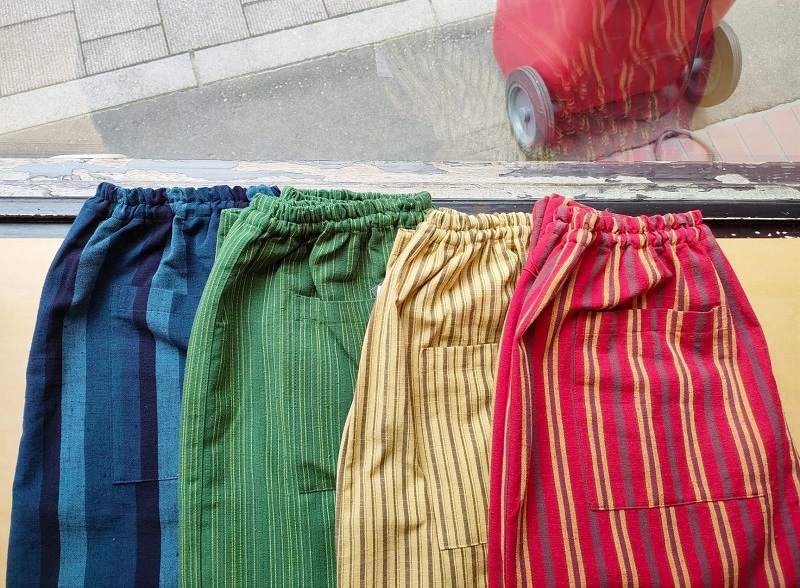 うなぎの寝床 もんぺパンツ M レディース 間道縞 古典縞 ゆったりサイズ 楽天市場】うなぎの寝床 Farmers' MONPE 間道縞 かんどうじま