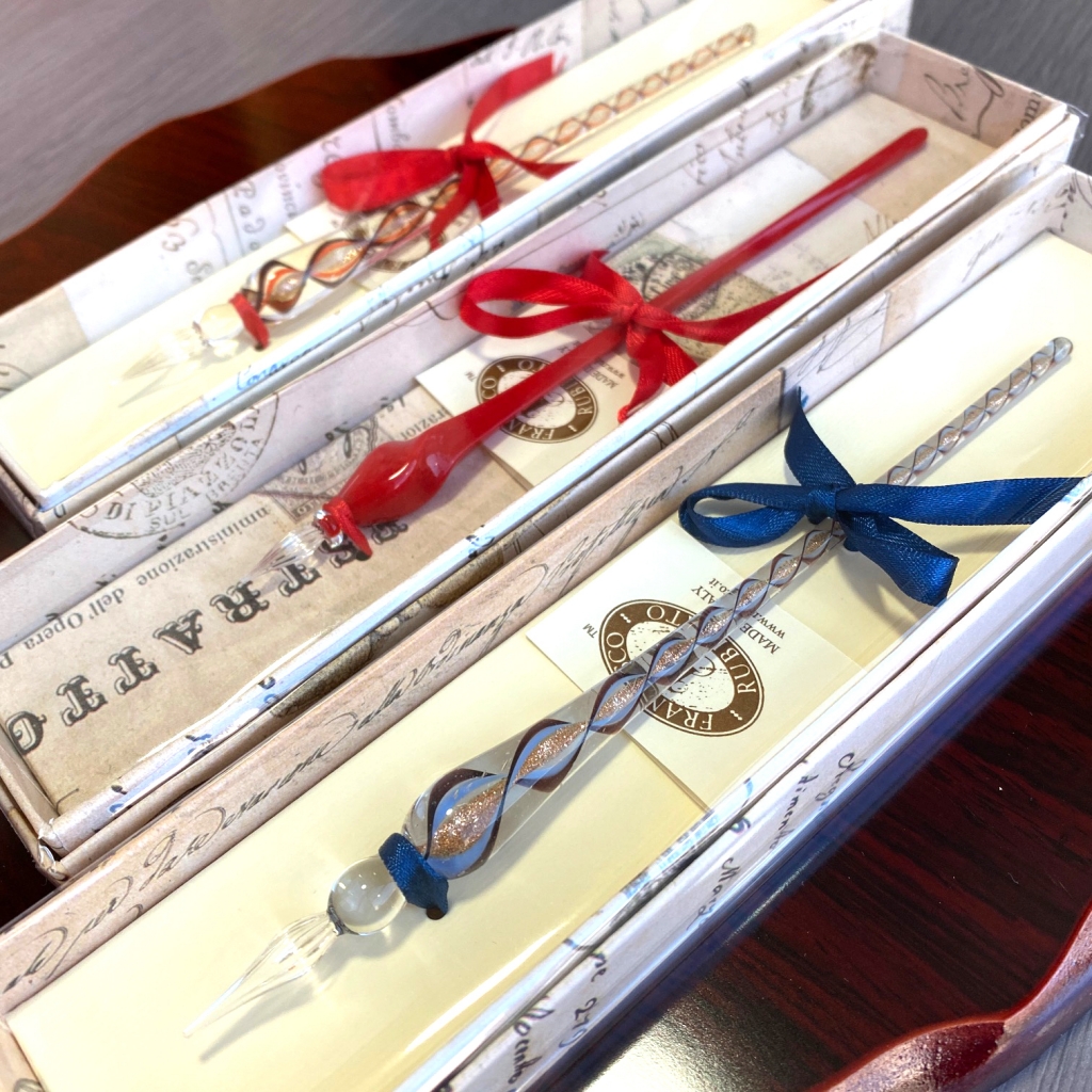 静かなブーム☆イタリア製ガラスペン入荷しました！FRANFESCO