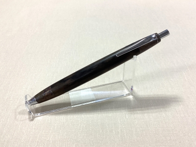 はやしです 野原工芸　斑紋着色金具　特上黒柿　ボールペン 野原工芸 斑紋着色金具 特上黒柿 ボールペン