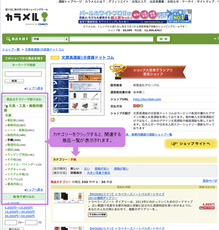 カテゴリー絞込み2