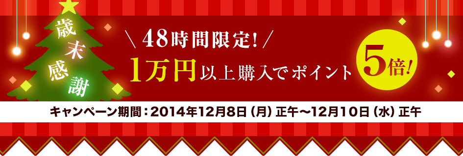 歳末感謝キャンペーン