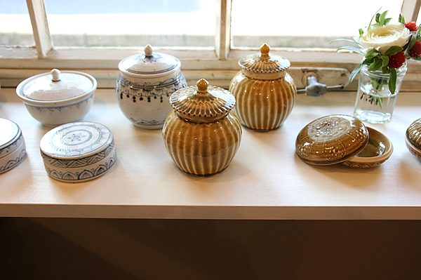 志村和晃さん 花瓶 志村和晃 染付 面取壺 花瓶 ツールスタンド 志村和晃