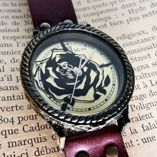 切り絵 腕時計