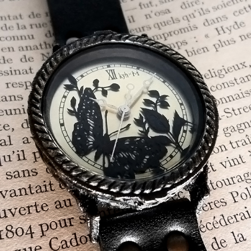 切り絵 時計