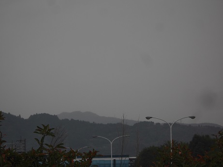 11/20 10時前の富士山方面