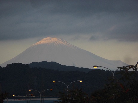 11/20 16時半の富士山