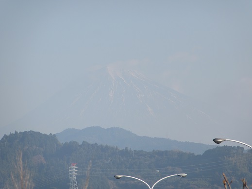1/7 9時過ぎの富士山