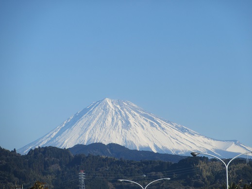 2/13 9時半前の富士山
