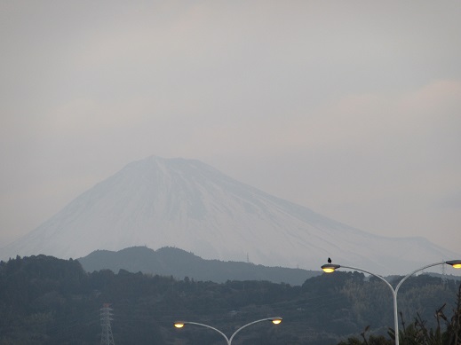 2/15 7時の富士山