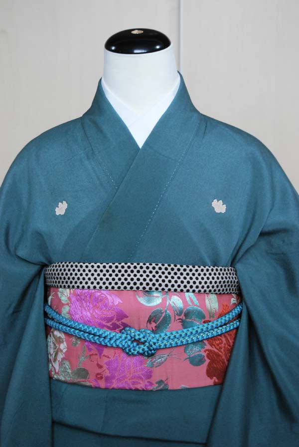 薔薇や菊にチューリップ！アンティーク色留袖 | kimono sarasa