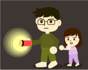 停電で不安