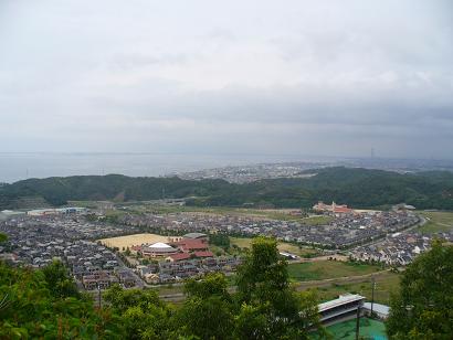展望台手前からの景色