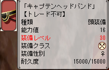 Lv.30に備えて
