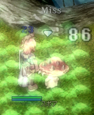 スポアにミス