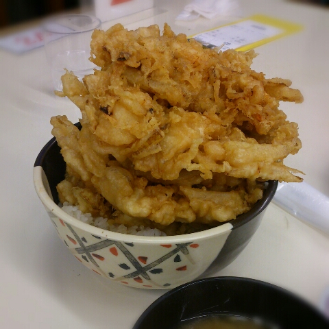 イカかき揚げ丼