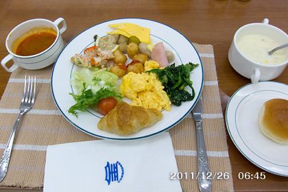 コモドホテル慶州の朝食