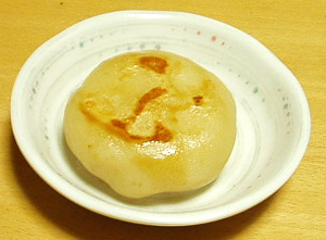 上新粉の団子もち