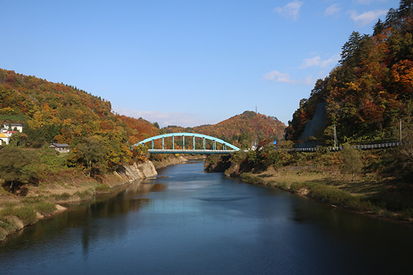 北上線の紅葉