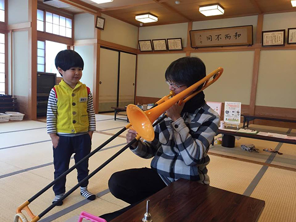 楽器遊びも