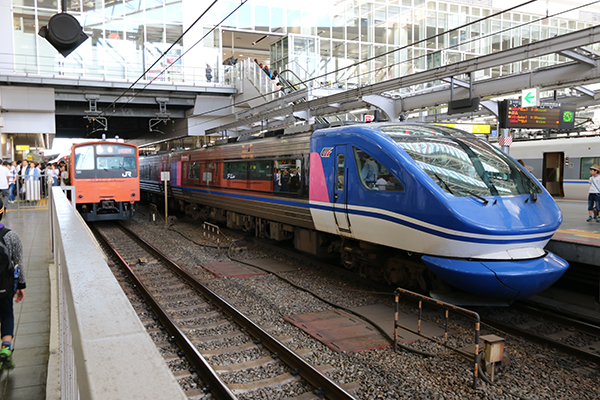 大阪駅にて