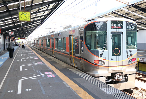 大阪駅にて