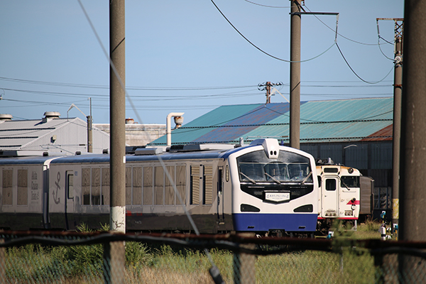 あきたクルーズ号がいた秋田総合車両センターウォッチング | 親子鉄