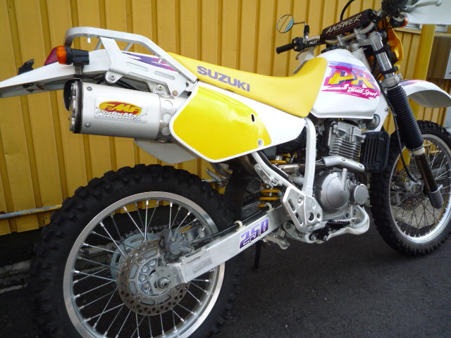 ジェベル250XC(DR250R仕様) FMFマフラー付き ジェベル250XC純正マフラー フルエキ エキゾースト サイレンサー 13E0