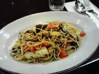 かぶとアンチョビのパスタ