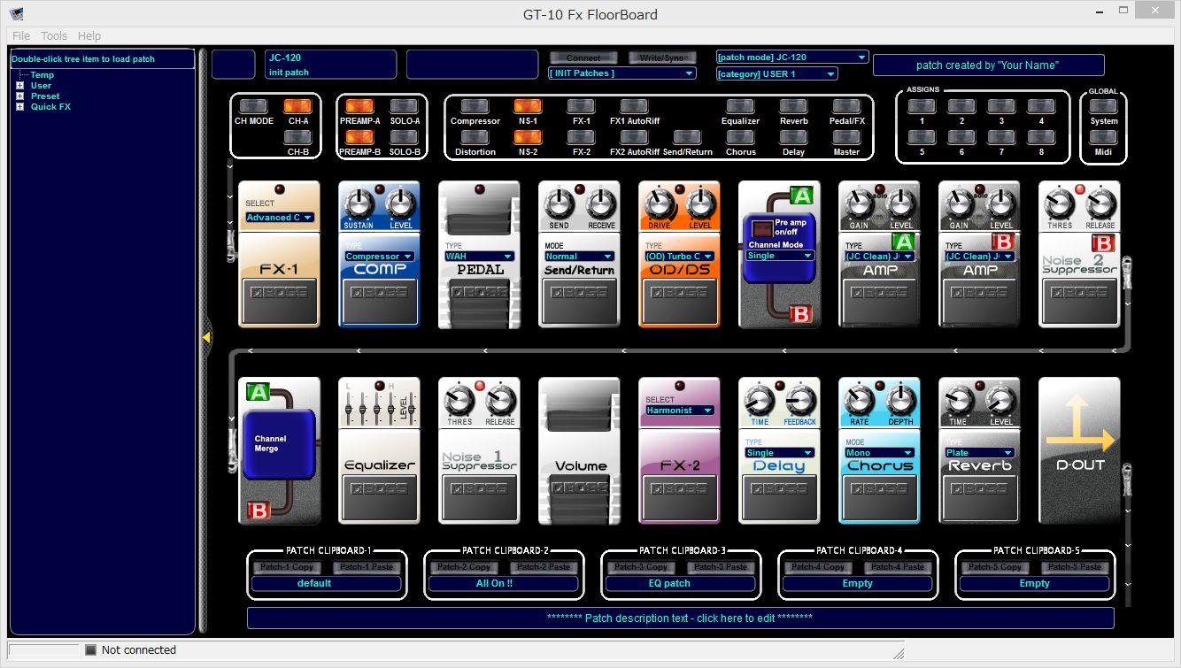 BOSS - GT-10 | Guitar Effects Processor