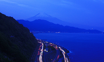 富士山の夕景
