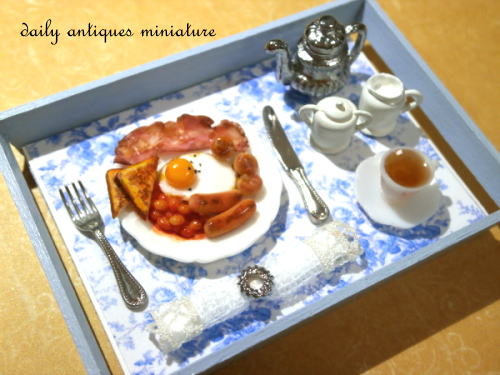 ミニチュア朝食セット