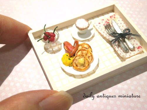 ミニチュア朝食セッ