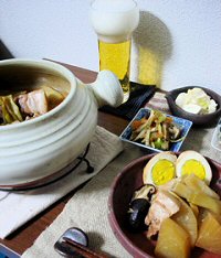 豚肉と椎茸