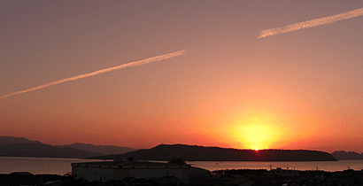 西戸崎/夕日