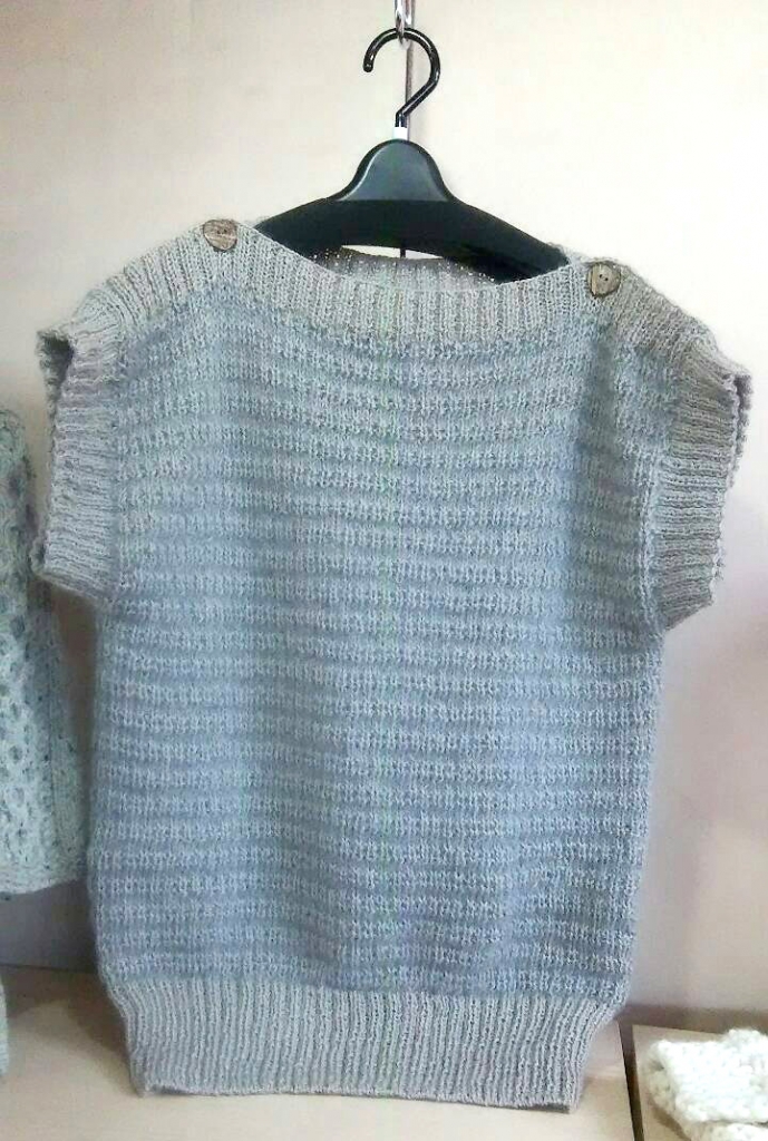 並太毛糸 モヘアのセーター 手編みの店 ニードル