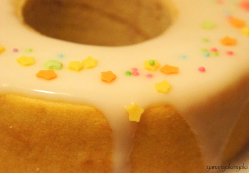 「メリーゴーランドケーキ」を作る