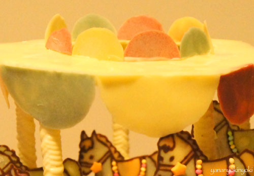 「メリーゴーランドケーキ」を作る