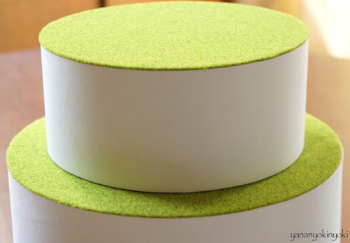 ジオラマウェディングケーキを作る