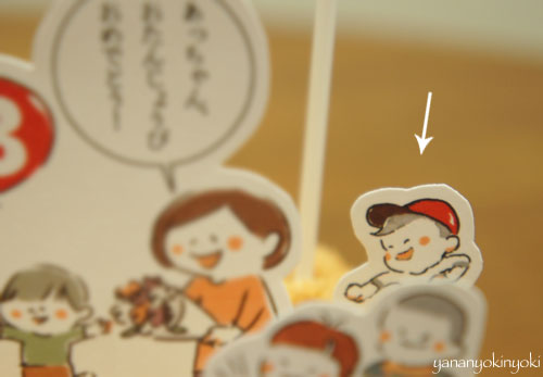 「とこちゃんはどこ風ケーキ」を作る