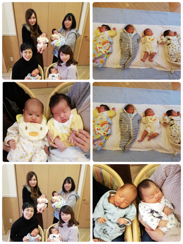 一か月健診のお母さんと赤ちゃんです(^^)