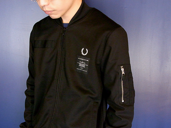 FRED PERRY × ART COMES FIRST MA-1型 ブルゾン-