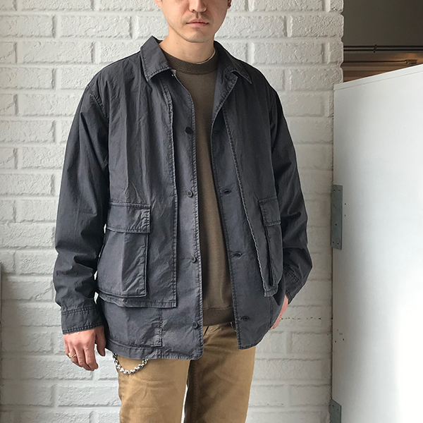 REMI RELIEF」(レミ レリーフ)のレイヤードシャツジャケットと新