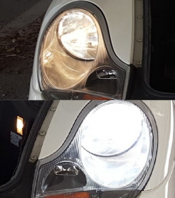 LEDヘッドライト交換