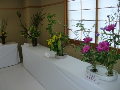 第47回えひめ花まつりでの生け花展示!