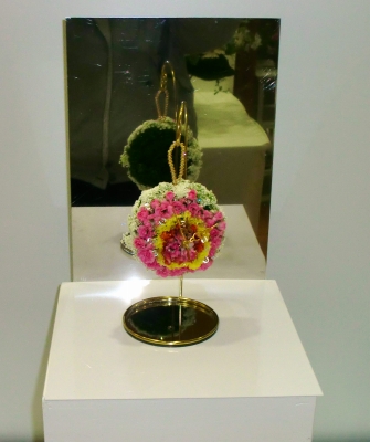 第47回えひめ花まつりでのフラワーアレンジコンテスト展示!