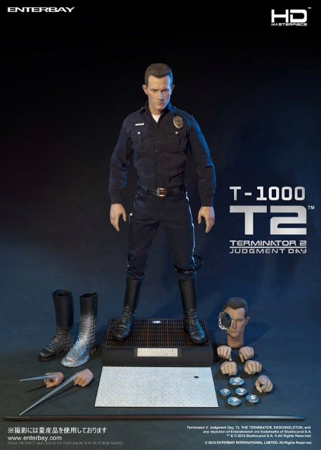 エンターベイ1/4 HDターミネーター2 マスターピース T1000 フィギュア HD Masterpiece Terminator 2 - 1/4 Scale T-1000 Figure