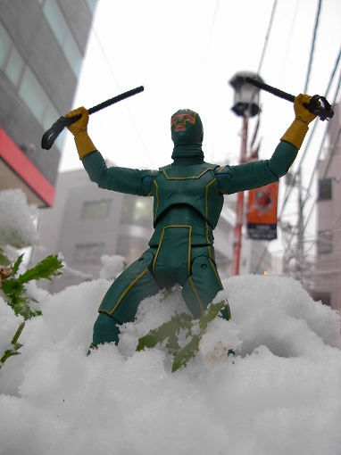 「キック・アス」 フィギュア3体セット　ボブルヘッド　未開封　箱劣化あり キック・アス」 フィギュア3体セット ボブルヘッド 未開封 箱劣化あり