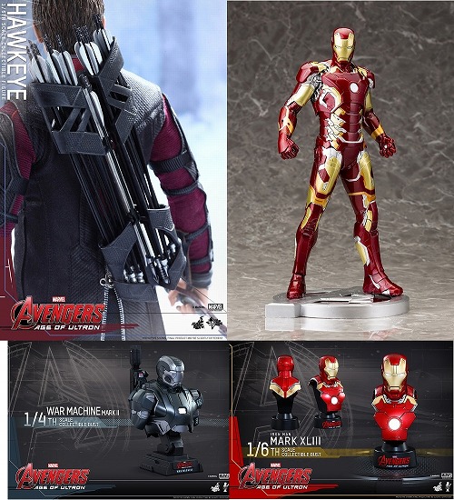 ホットトイズ　アベンジャーズ/エイジ・オブ・ウルトロン ホークアイ 1/6